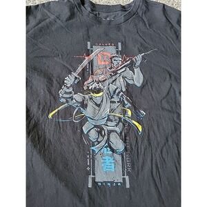 Dr Lupo & Ninja Collab Meta Threads T-shirt. Anime. Size L. Twitch